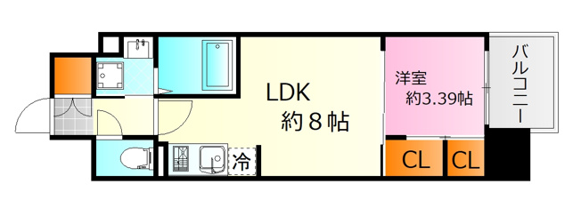 【間取り】 | ヴィラ博丈昭和町(旧：LIVECASA昭和町)