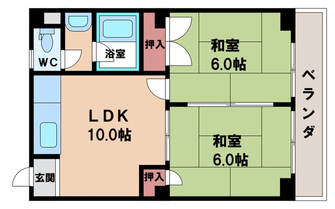 【間取り】 | 住吉ハイツ