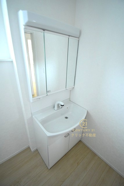 Cradlegarden　 水戸市平須町　第8　4の独立洗面台|洗面台は洗練されたシンプルなデザインでお手入れも楽です。