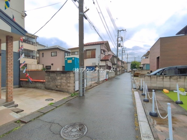所沢市けやき台1丁目・全2棟　新築一戸建　2号棟　～3階建～の前面道路含む現地写真|現地写真（2026年6月15日撮影）