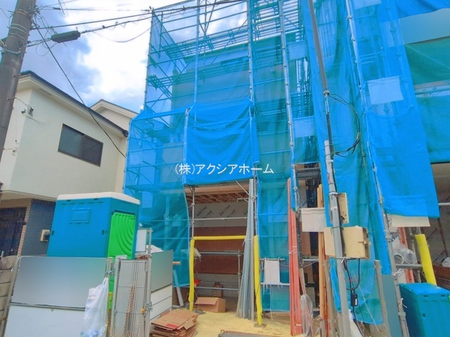 所沢市けやき台1丁目・全2棟　新築一戸建　2号棟　～3階建～の外観|現地写真（2026年8月21日撮影）