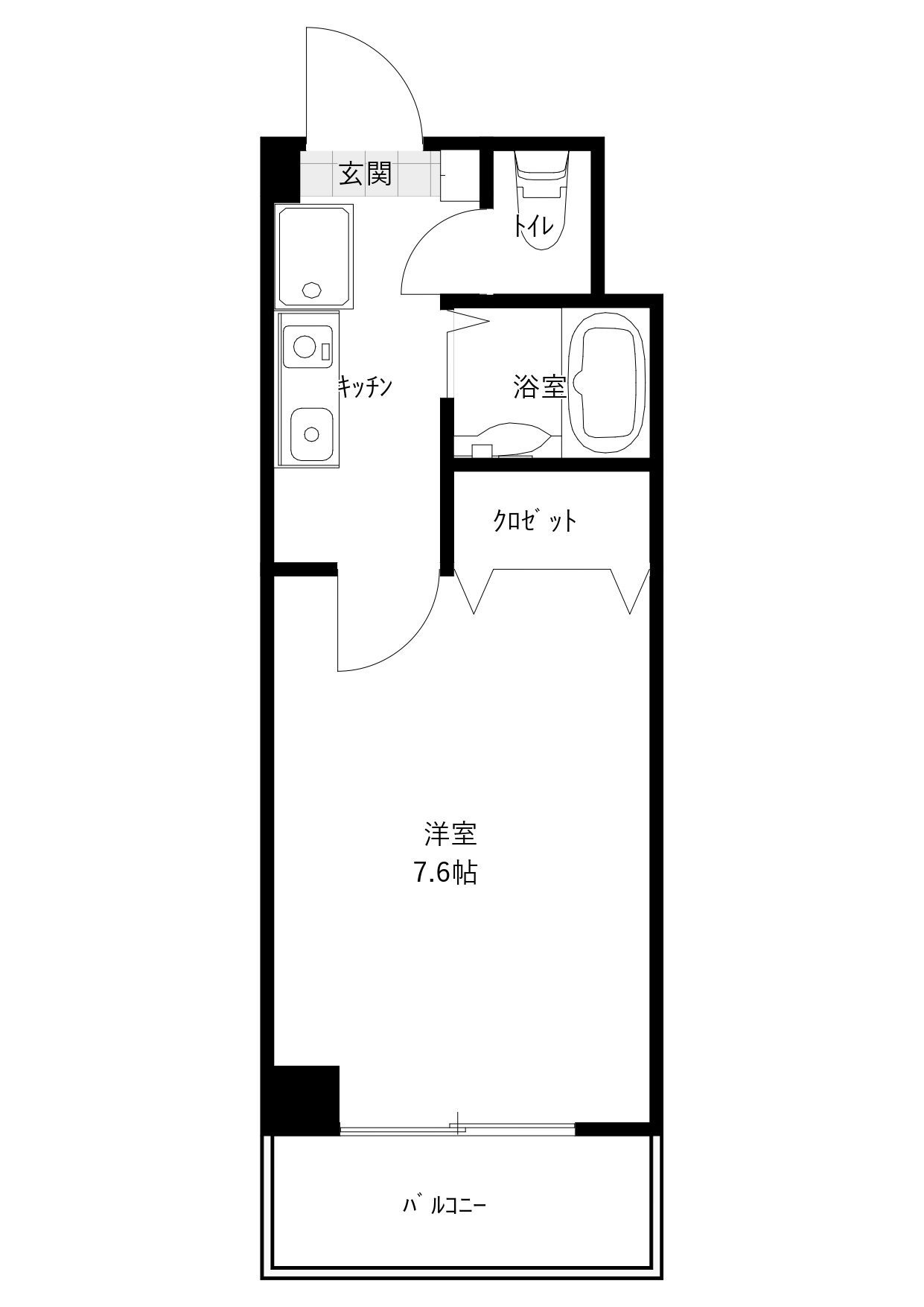 コンフォート藤江の間取り