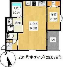 REGALEST山科椥辻の間取り