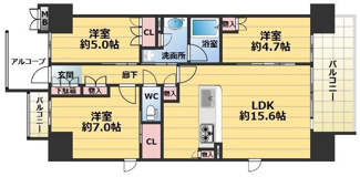 【間取り】 | ジオ阪急淡路