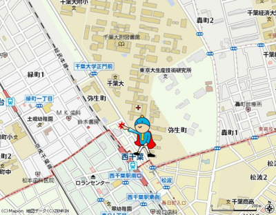 【地図】 | ハイブリッジビル | 案　内　図