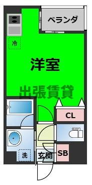 仲介手数料0円！CITY SPIRE 名駅北の間取り