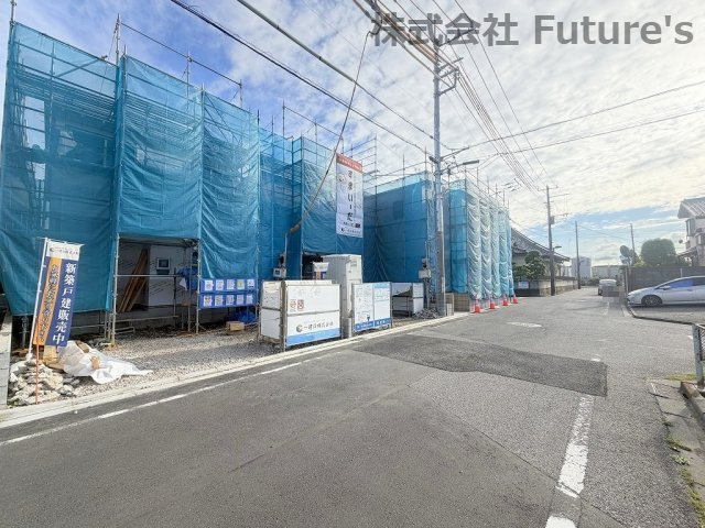 八潮市八潮7丁目　新築戸建　全5棟　5号棟の前面道路含む現地写真|前面道路含む現地写真です。