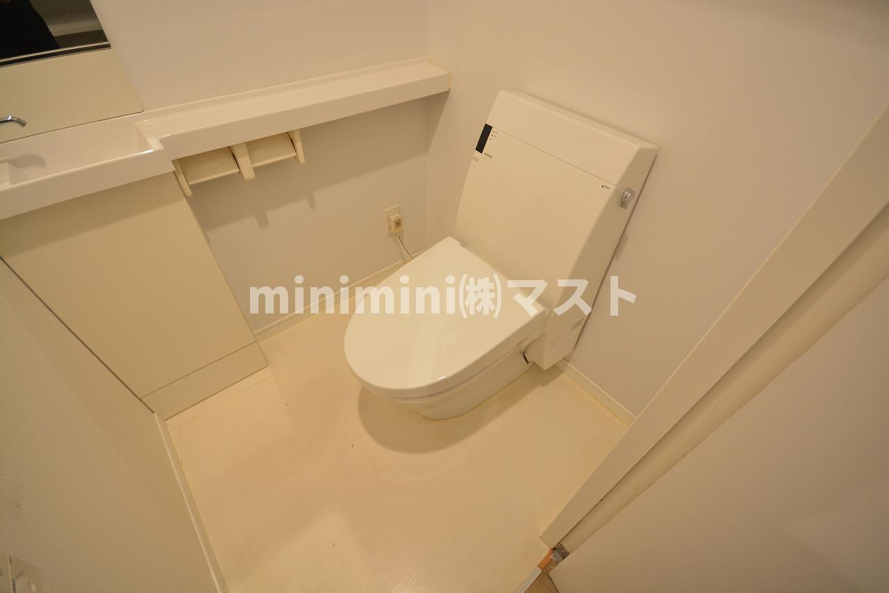 大阪市西区北堀江１丁目の賃貸マンションのトイレ