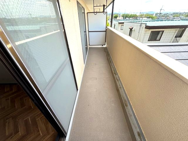 メゾンベルエールのバルコニー