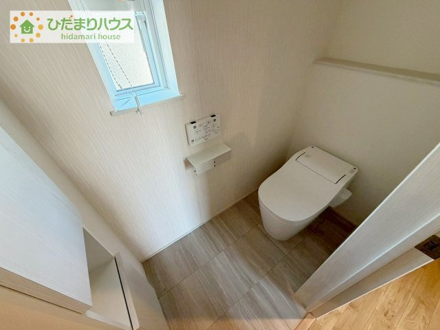 【トイレ】 | 桜川市真壁町下谷貝　中古戸建 | トイレは1F、2F共に完備！取り合いになることがありませんね(^^)/