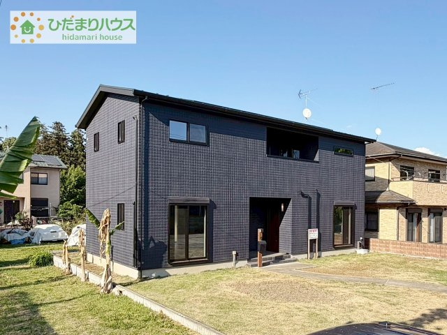 【外観】 | 桜川市真壁町下谷貝　中古戸建 | デザイナーズのようなお洒落な外観です(^^♪