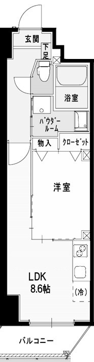 ORANGE PORTEの間取り|間取りです。
