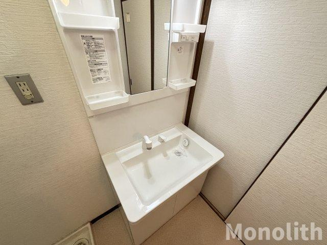 マンションミワⅠの洗面所