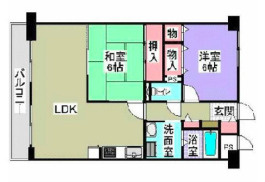 サウスパレス芦屋の間取り