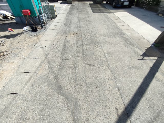【Cradle Garden】　古河市駒羽根　第２　全1邸の前面道路含む現地写真|〇前面道路〇
西側約4m
北側5.95m
2026年5月撮影