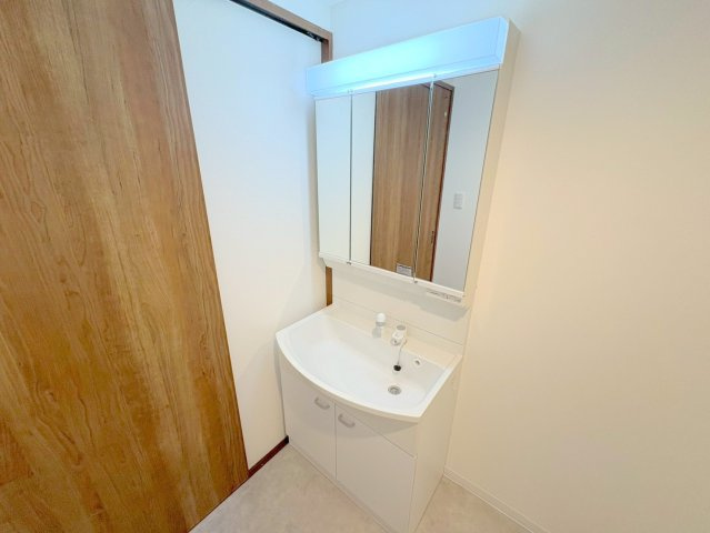 ハビタットセレッソⅢの洗面所|※建築中の為、実際のお部屋と仕様が異なるケースがございます。