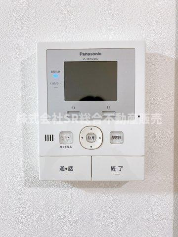 川田1丁目中古戸建の防犯設備|モニター付きインターホンがあり女性やお子様にも安心です！