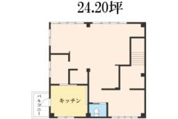 大津市横木１丁目の店舗一部の間取り