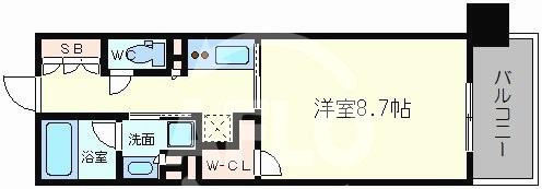 パークアクシス心斎橋の間取り|パークアクシス心斎橋　間取り
