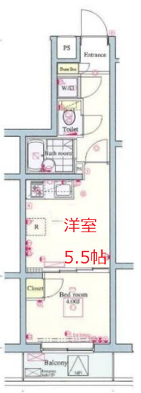 【間取り】 | パレ・ホームズ大森山王