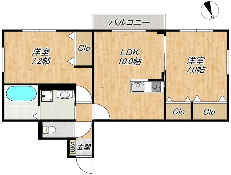 CentralVillaKの間取り