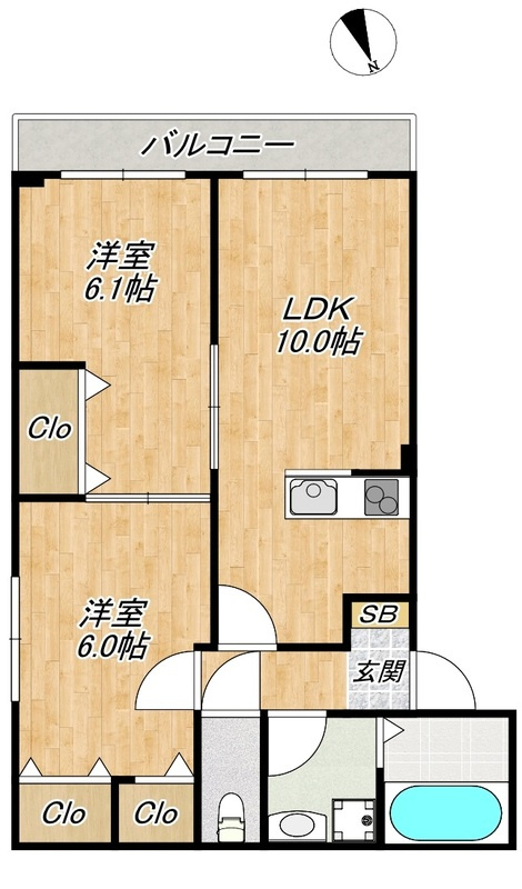 CentralVillaKの間取り