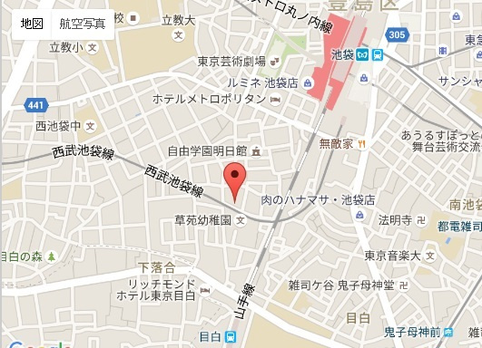 ルミエール目白の地図|★案内図★