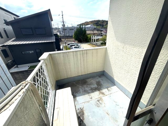 上田町戸建てのバルコニー