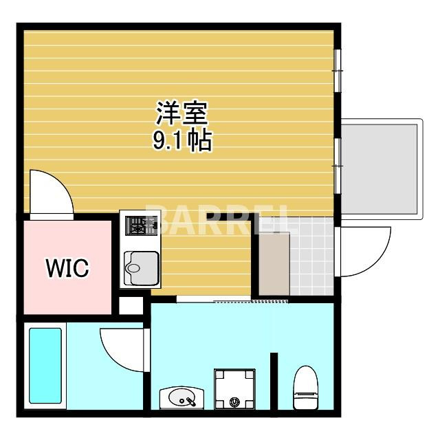レジデンスコート池田の間取り