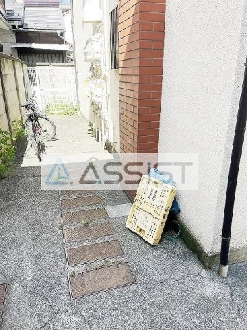 みかさアパートのエントランス