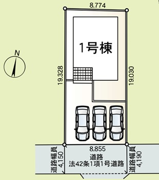 【新築戸建】みどり市大間々町大間々第12の区画図|■区画図