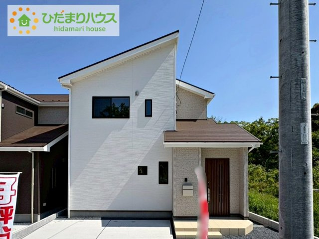 いろどりアイタウン日立市西成沢町　新築戸建　10号棟の外観|外観がインパクトのあるオシャレなデザイナーズハウス♪