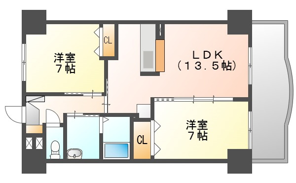 マーガレットAⅡの間取り