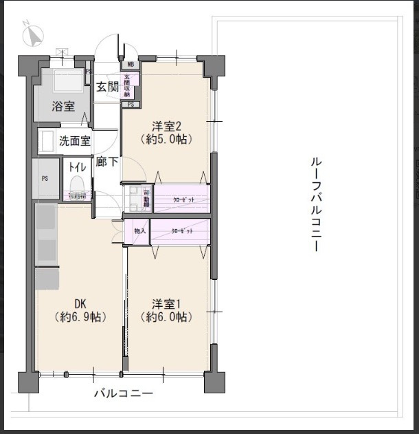 ★仲介手数料無料★井草マリヤマンション（9階・角住戸　陽当たり・眺望・通風良好）
