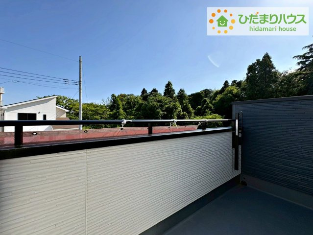 いろどりアイタウン日立市西成沢町　新築戸建　11号棟のバルコニー|奥行たっぷりのバルコニー☆彡カフェタイムも楽しめそうです(*^^*)