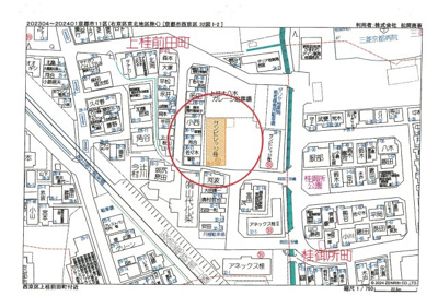 【地図】 | 仮）フラッティ上桂前田町