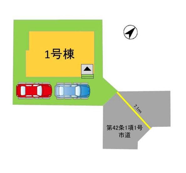 【区画図】 | 福岡市東区香住ケ丘5丁目3期　1号棟（全1棟）【仲介手数料無料・0円】 | 区画図です。1号棟