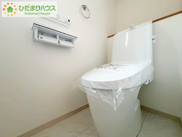 いろどりアイタウン日立市西成沢町　新築戸建　7号棟のトイレ|トイレは1F、2F共に完備！取り合いになることがありませんね(^^)/