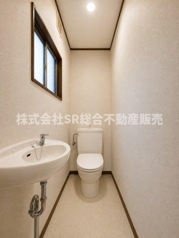 大蓮北2丁目中古戸建のトイレ|トイレは2か所にあり、朝の身支度がスムーズに行えます！