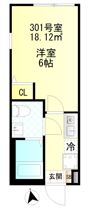 スターリング府中の間取り