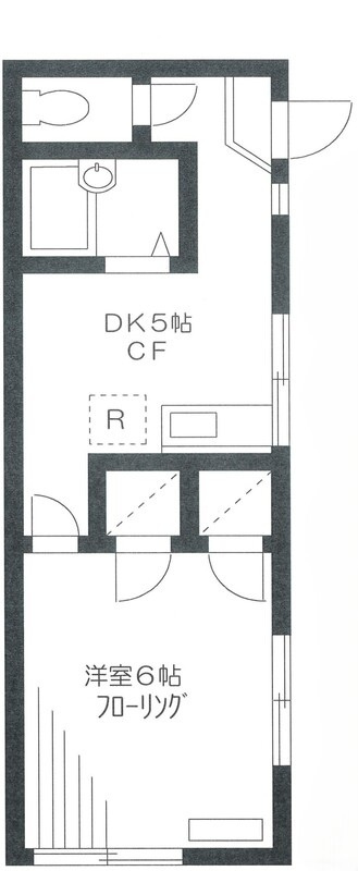 荏原ハイツの間取り|間取りです。