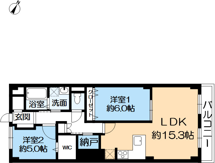 メイナー御影の間取り