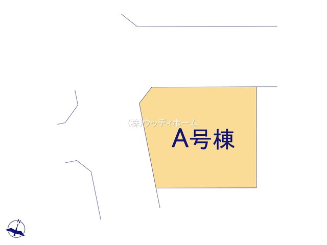 春日部市藤塚　新築一戸建ての区画図