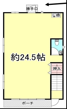 中宮東之町テナントの間取り