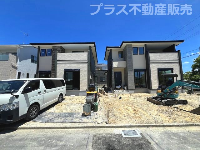 【外観】 | 福岡市東区美和台5丁目8期　1号棟（全2棟）【仲介手数料無料・0円】 | 現地写真。同じ物件を見るなら、プラス不動産販売にお任せ下さい。