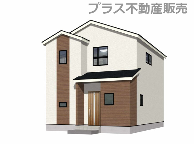 【外観】 | 福岡市早良区梅林7丁目6期　2号棟（全2棟）【仲介手数料無料・0円】 | 建築中の物件は、お近くのモデルハウスも一緒にご覧頂けます。
