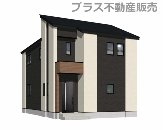 【外観】 | 福岡市西区拾六町4丁目6期　1号棟（全1棟）【仲介手数料無料・0円】 | 建築中の物件は、お近くのモデルハウスも一緒にご覧頂けます。