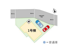 【区画図】 | 福岡市西区拾六町4丁目6期　1号棟（全1棟）【仲介手数料無料・0円】 | 区画図です。3号棟