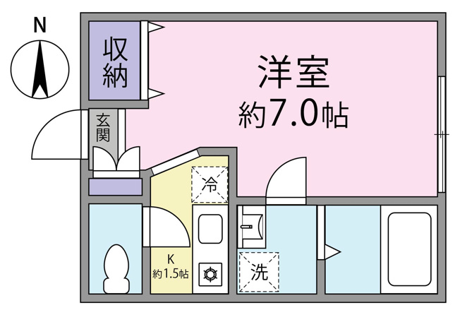 【間取り】 | プラージュ荻窪