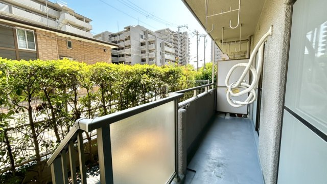 サンハイツ魚崎のバルコニー|南向きバルコニーです。